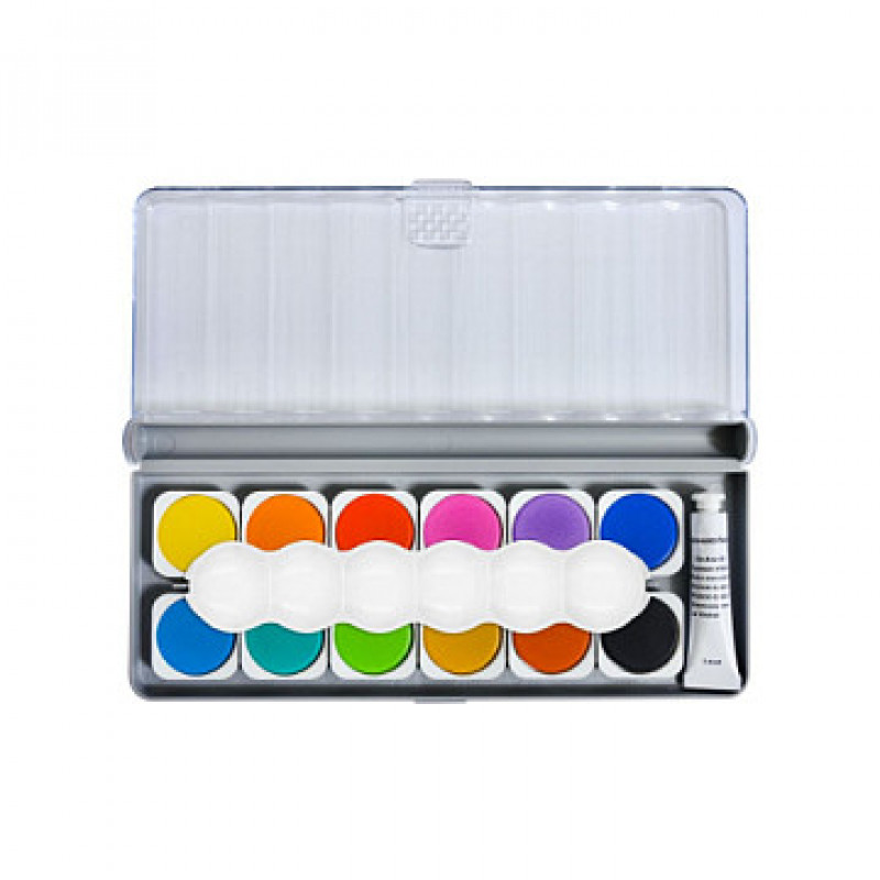 EBERHARD FABER aquarelverfdoos 12 kleuren