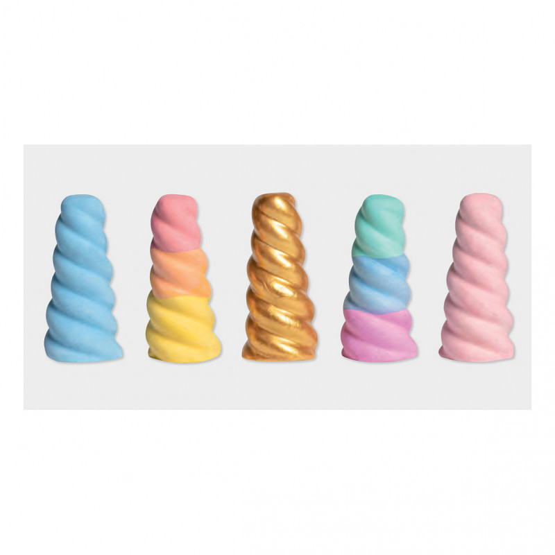 folia Unicorn stoepkrijt kleur assorti