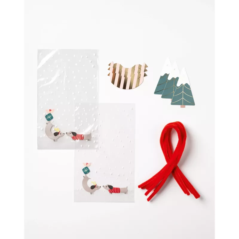 folia PP bodemzakje MERRY WOOFMAS 14,5 x 23,5 cm