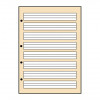 OXFORD werkblok CLASSI DIN A4, gelinieerd, liniatuur 1, 50 blad