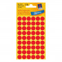 AVERY Zweckform markeringsstickers 3141, rood, Ø 12 mm, 270 stuks