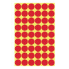 AVERY Zweckform markeringsstickers 3141, rood, Ø 12 mm, 270 stuks