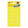 AVERY Zweckform markeringsstickers 3007, geel, Ø 18 mm, 96 stuks