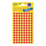 AVERY Zweckform markeringsstickers 3010, rood, Ø 8 mm, 416 stuks
