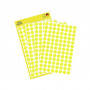 AVERY Zweckform markeringsstickers 3013, geel, Ø 8 mm, 416 stuks