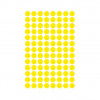 AVERY Zweckform markeringsstickers 3013, geel, Ø 8 mm, 416 stuks