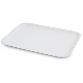 Guardini papieren dienbladen wit 3-delige set Easy Bake Bio 22x32cm