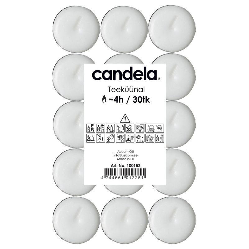 Candela theelichtjes 30 stuks