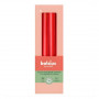 Bolsius tafelkaarsen 245/24 mm, rood, 4 stuks
