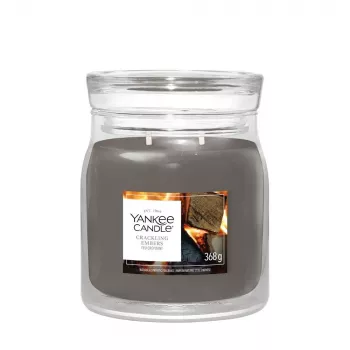 Yankee Candle Crackling Embers kaars, middel
