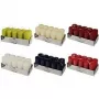 Papstar stompkaarsen, Ø 40 x 90 mm, kiwi, 10-pack (10585)