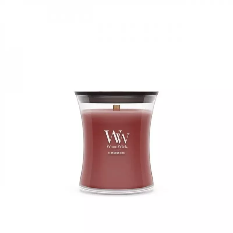 WoodWick kleine kaars, Cinnamon Chai