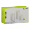 Goobay LED-echte waskaarsen, wit
