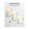 Goobay LED-echte waskaarsen, wit
