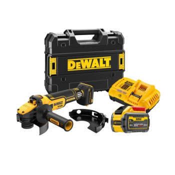DeWalt haakse slijper 125mm 18V DCG409VSX1T 1x9.0Ah toerentalregeling Tstak