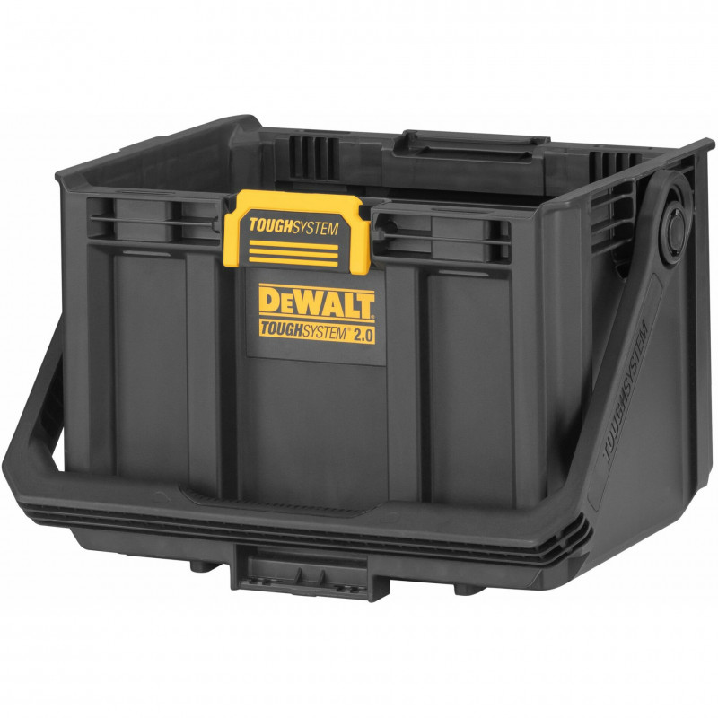 DeWALT DWST08061-1 ToughSystem 2.0 gereedschapskoffer met verlichting, 14 l, zwart/geel