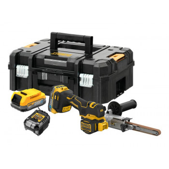 DeWALT DCM200E2T 18V accu-bandvijl, 2x 1,7Ah Powerstack accu's, TSTAK