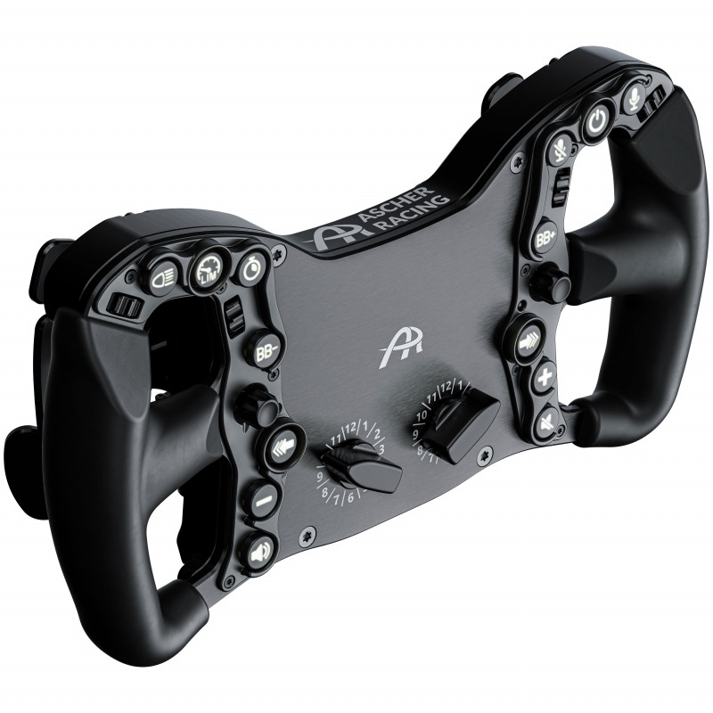 Ascher Racing Pro-USB Black Edition sim-racing stuurwiel