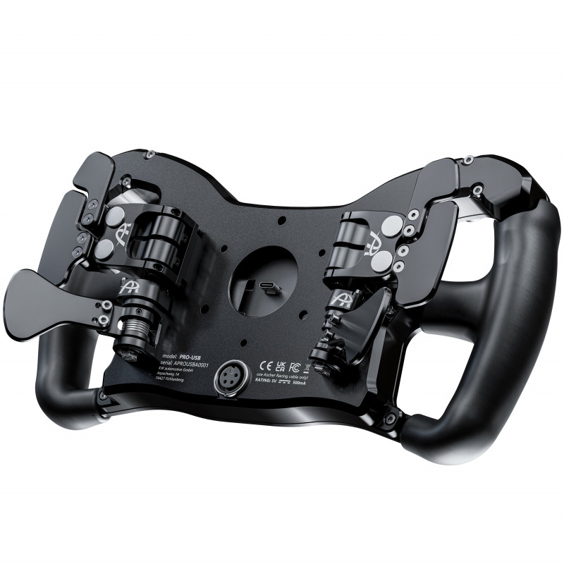 Ascher Racing Pro-USB Black Edition sim-racing stuurwiel