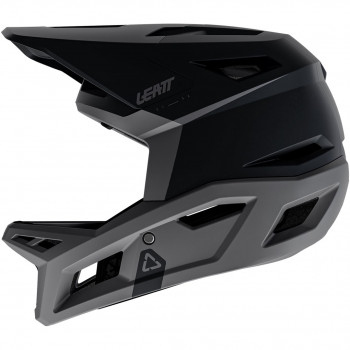 Leatt MTB Gravity 4.0 V26 full-face fietshelm, Stealth Black/grijs, L