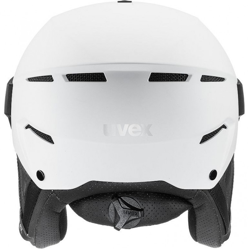 UVEX Instinct Visor skihelm, zwart/wit, 53-55 cm (56/6/260/50)