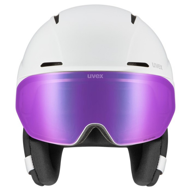 UVEX Horizon CV skihelm, wit, 55-59 cm (56/6/341/11)