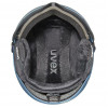 UVEX Wanted Visor skihelm, steen/blauw, 58-61