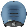 UVEX Wanted Visor skihelm, steen/blauw, 58-61