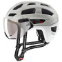 UVEX Finale Visor fietshelm, wit/zand, 52-57