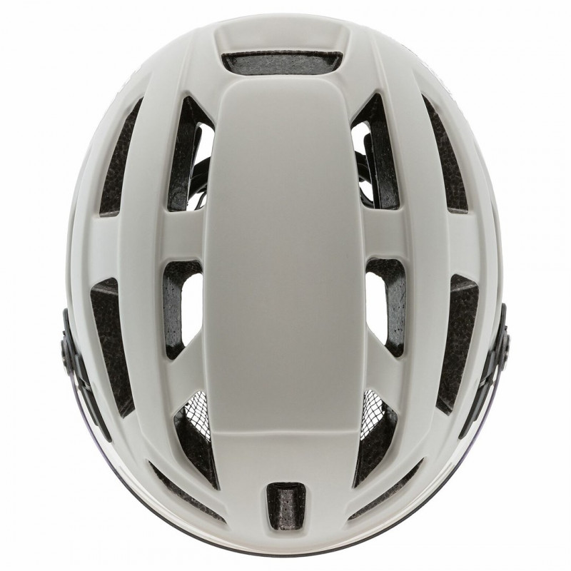 UVEX Finale Visor fietshelm, wit/zand, 52-57