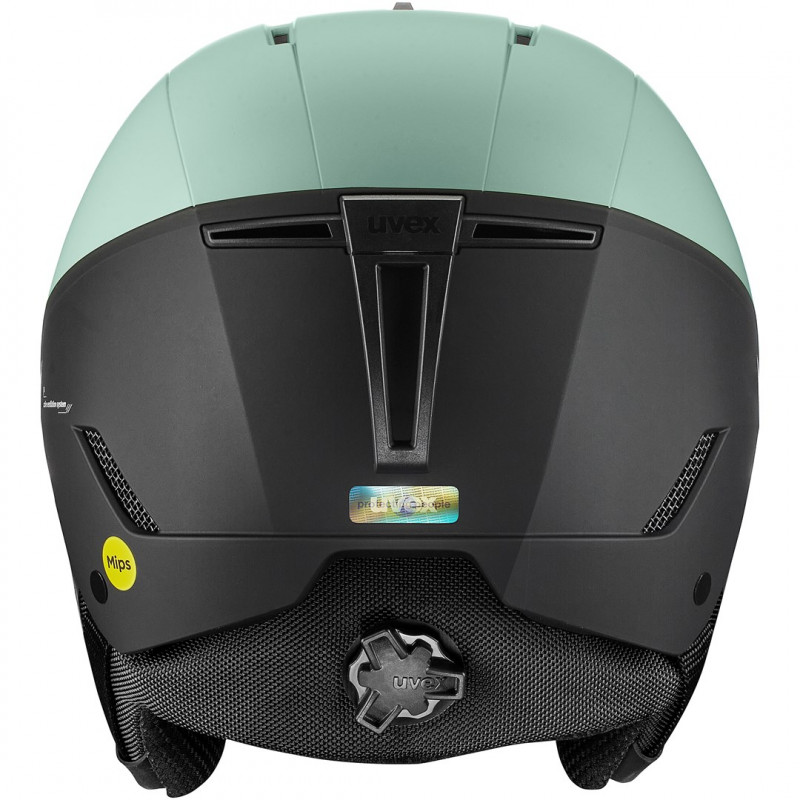 UVEX Stance MIPS skihelm 54-58, zwart/groen