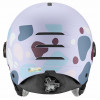 UVEX Rocket jr. Visor kinderskihelm 54-58, lavendel
