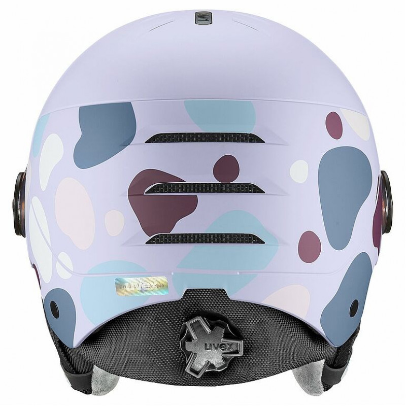 UVEX Rocket jr. Visor kinderskihelm 54-58, lavendel