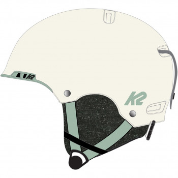 K2 MERIDIAN dameshelm 55-59, White Pearl