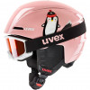UVEX Viti kinderskihelm-set 46-50, roze