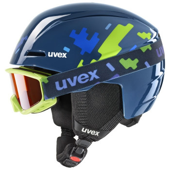 UVEX Viti set kinderskihelm, blauw, 46-50 (56/S/317/11)