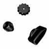 Ascher Racing Knob Kit Pro voor sim-racing-stuurwielen, Stealth Black