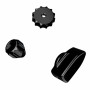 Ascher Racing Knob Kit Pro voor sim-racing-stuurwielen, Stealth Black