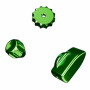 Ascher Racing Knob Kit Pro draaiknopset, Maniti Green