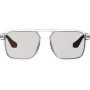 Leatt TheViz Pyrenees Polarized fietsbril, transparant/zilver