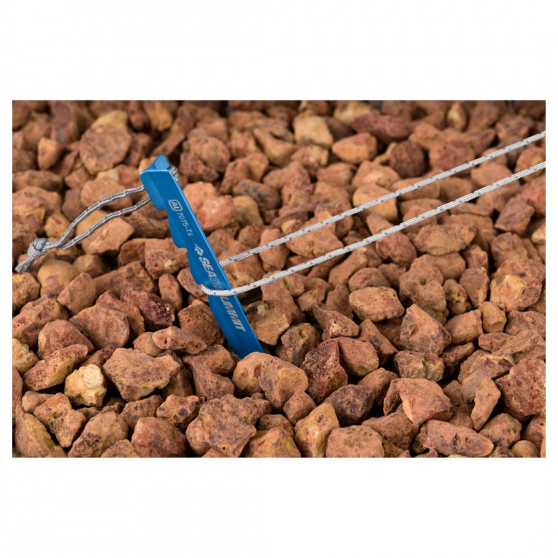 Sea to Summit Ground Control Light haringen, aluminium, blauw, 6 stuks