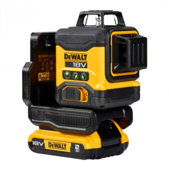 DeWalt DCLE34031D1-QW 3x360° kruislijnlaser, groen, 40 m, 18 V, 2 Ah accu, TSTAK-koffer