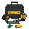 DeWalt DCLE34031D1-QW 3x360° kruislijnlaser, groen, 40 m, 18 V, 2 Ah accu, TSTAK-koffer