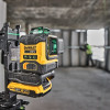 DeWalt DCLE34031D1-QW 3x360° kruislijnlaser, groen, 40 m, 18 V, 2 Ah accu, TSTAK-koffer