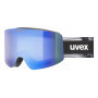 UVEX Provoqe FM skibril, zwart, blauw glas