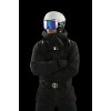 UVEX Provoqe FM skibril, zwart, blauw glas
