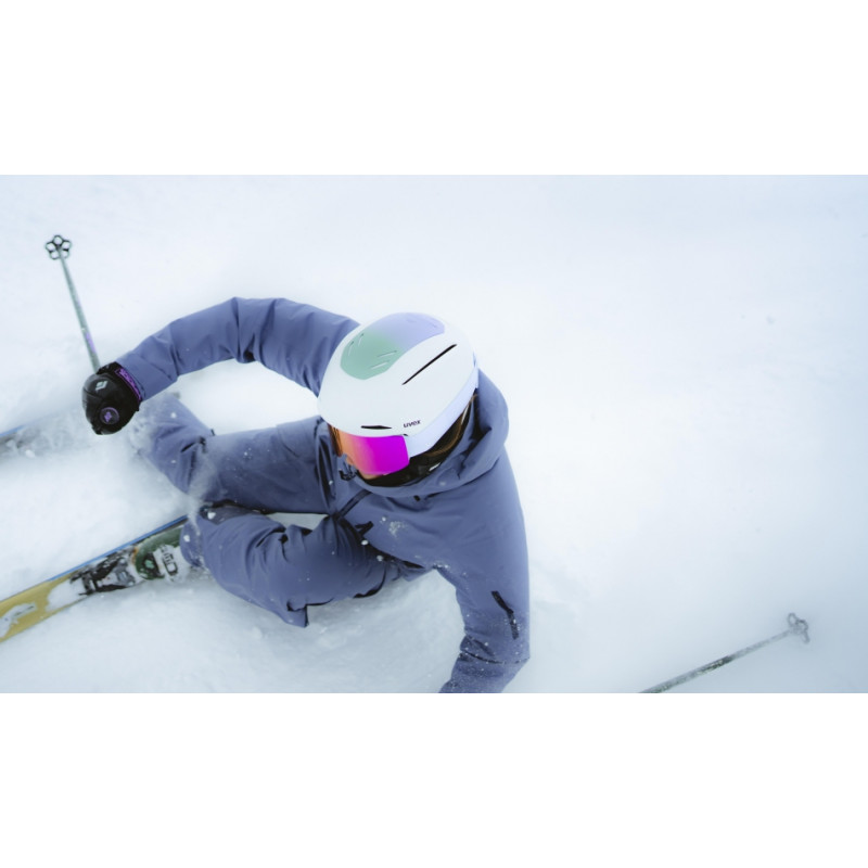 UVEX Provoqe FM skibril, zwart, blauw glas