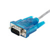Akyga AK-CO-02 converterkabel USB-A stekker naar RS-232 DB9 stekker, 1 m, wit