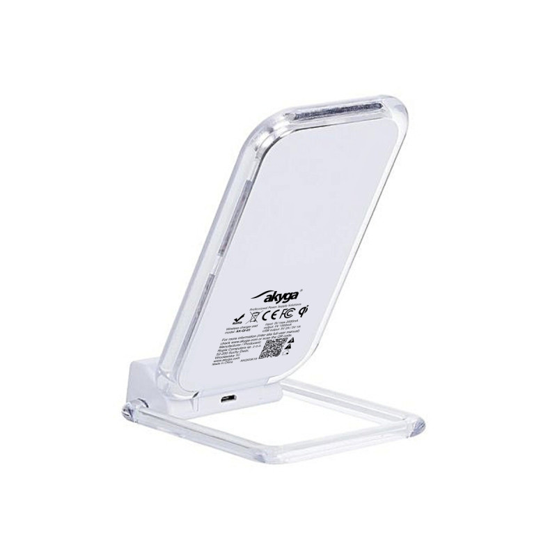 Inductielader QI Akyga AK-QI-03 5V max 1.5A 2 x USB 2.0