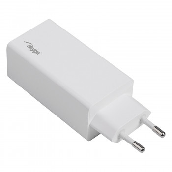 Wandlader Akyga AK-CH-20 100W USB-C USB-A PD GaN 5-20V / 1.5-5A wit